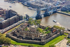 Tower of London Sky up View