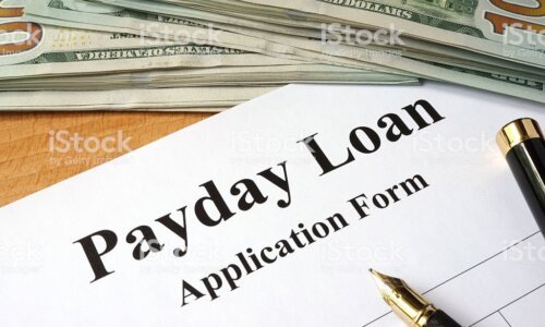 Payday loan form